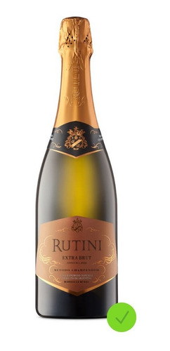 Imagen 1 de 4 de Espumante Rutini Extra Brut X 750ml
