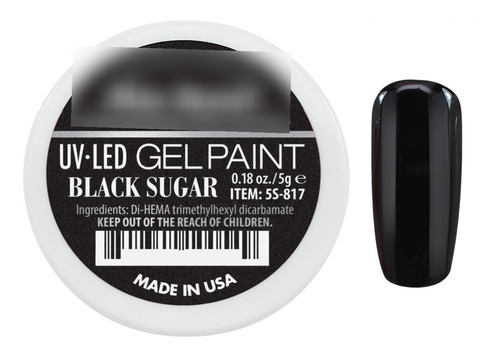 Gel Paint Black Sugar 5gr Mia Secret