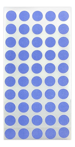 Adesivo Marcador Bolinha Pacote Com 100 Adesivos Cor Azul