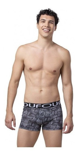 Boxer Cintura Exp Algodon Lycra Estamp Bulgaros Dufour 11840