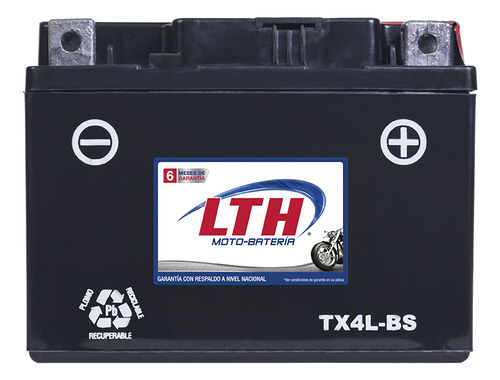 Moto Batería Lth Agm Ctx4l-bs Ytx4l-bs Italika Yamaha 12v50a