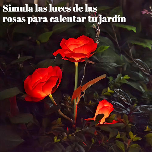 Luces Solares De Flores Al Aire Libre Para Decoración De Jar