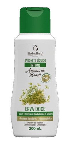 Sabonete Líquido Íntimo Anti Odores E Controle De Ph 200ml