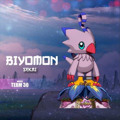 Archivo Stl Impresión 3d - Digimon - Biyomon - Sekai