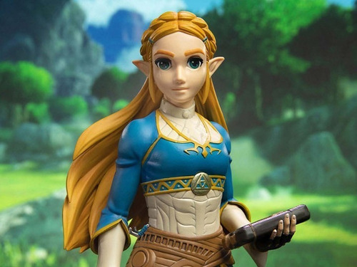Imagen 2 de 6 de Figura Estatua Princesa Zelda Breath Of The Wild