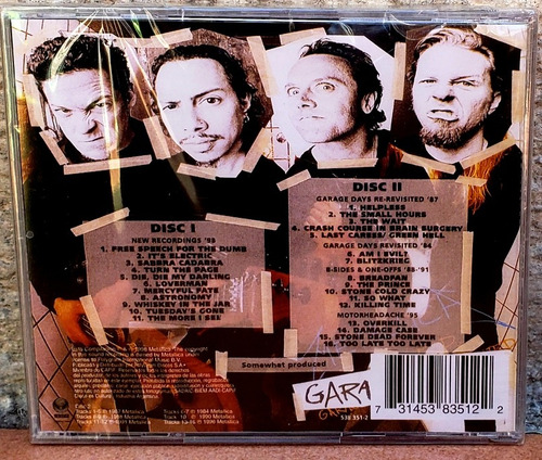 Imagen 2 de 2 de Metallica (garage Inc 2cd) Megadeth, Slayer, Anthrax