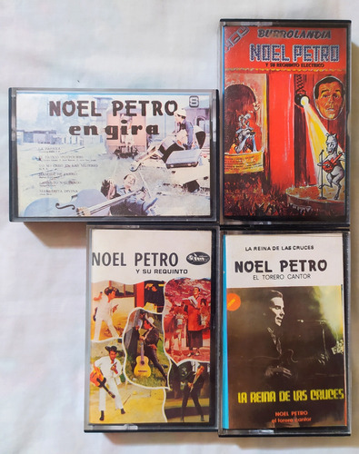 Combo De 4 Cassette De Noel Petro # Colección