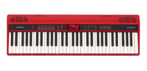 Imagen 1 de 5 de Teclado musical Roland Go:Keys GO-61KL 61 teclas rojo 220V