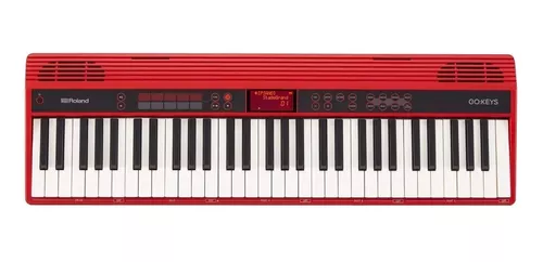 Teclado musical Roland Go:Keys GO-61KL teclas rojo 220V