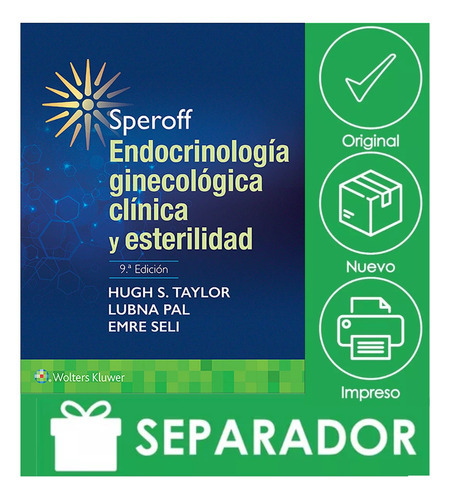 Speroff. Endocrinología Ginecológica Clínica Y Esterilidad, De Hugh S. Taylor. Editorial Lww, Tapa Blanda, Edición 9 En Español, 2020