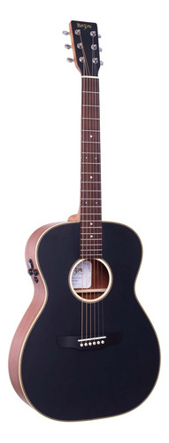 Violão Rozini Eletroacustico Black Top Triple-0 Fosco Rx330 Cor Preto Orientação da mão Destro