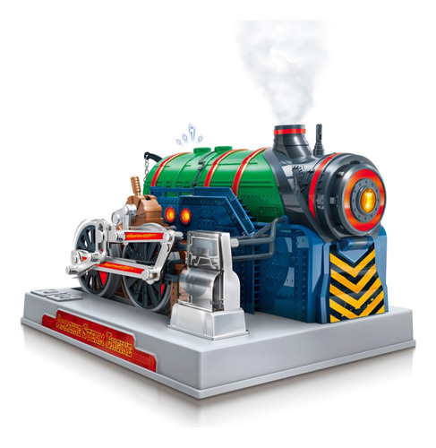 Playz Train Steam Engine Model Kit Para Construir Para Niños
