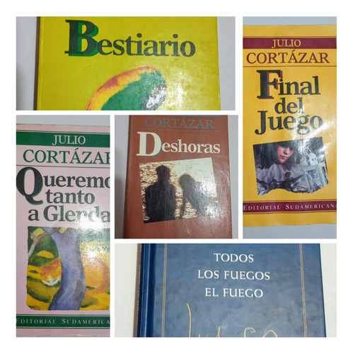 5 Libros De Julio Cortázar (Usado)