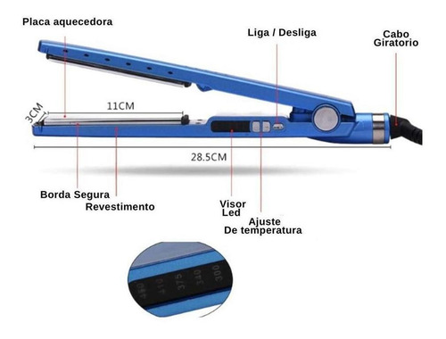 Prancha Chapinha Profissional Titânio Nº1
