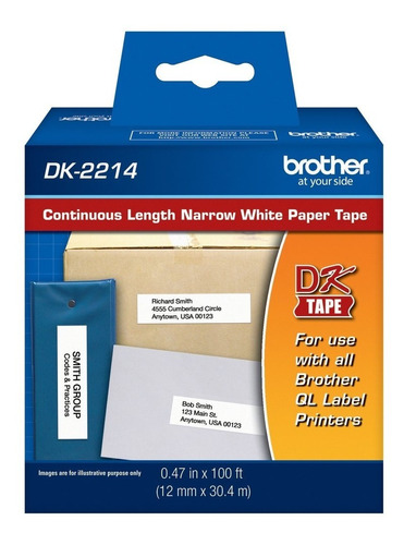 Rollo De Etiquetas Original Brother Dk2214 Dk-2214 Ql800 820