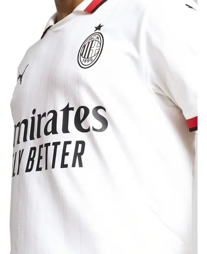 Camiseta Puma Ac Milán Away 2024/2025 Hombre Fútbol Blanco