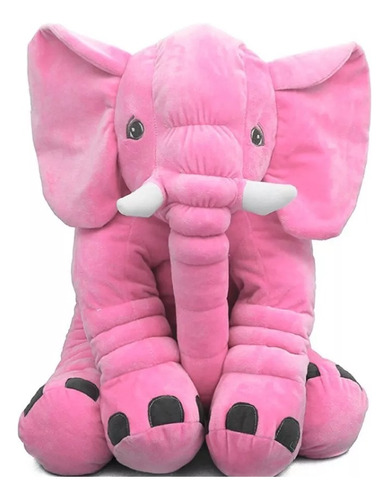 Almohada Elefante Peluche Suave 41 X54 Cm. Para Bebes.