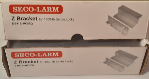 Imagen 3 de 6 de Seco-larm Z Bracket For 1,200 Lbs. Maglock (e-941s-1k2/zq)