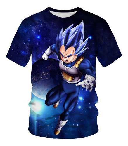 Zcv Playera Manga Corta Dragon Ball Universe Principe Vegeta