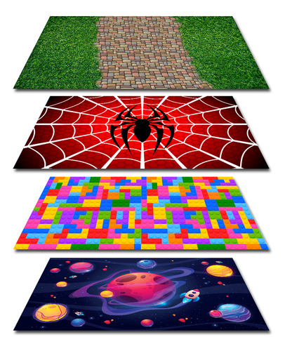 Tapete Em Lona Decorativo Para Temas Festas - 2,50m X 1,35m