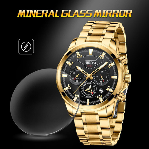 Reloj Cronógrafo De Silicona Nibosi 2536