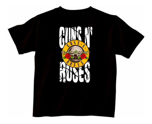 Remera Infantil Guns And Roses Rock | De Hoy No Pasa | 13