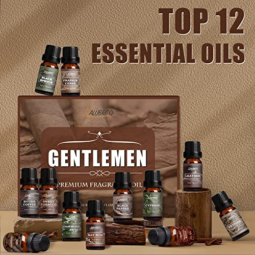 Set De Aceites De Fragancia Para Caballero Salubrito, Set D