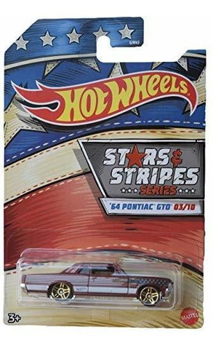 Hot Wheels Stars  Stripes Series '64 Pontiac Gto 33fxh