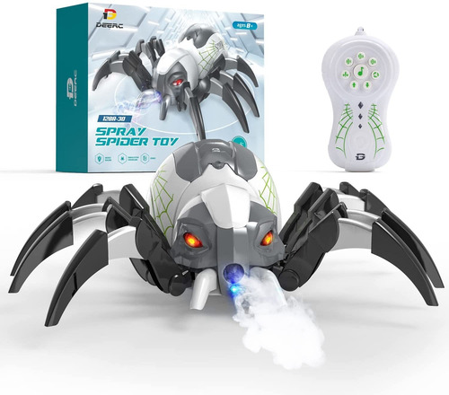 Aranha Spray R/c Com Led E Música Deerc