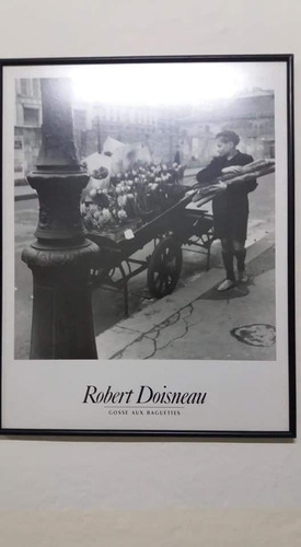 Cuadro Robert Doisneau Gosse Aux Baguette Vidri Lamina Paris