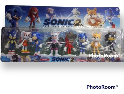 Sonic Boom Colección X8 Figuras Tails Amy Knuckles Juguetes