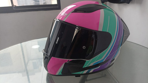 Casco Ls2 Rapid Flag, Casco Rosa, Talla 64/xxl