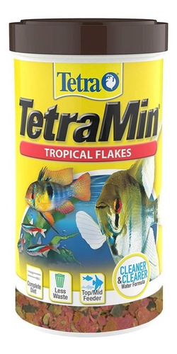 Imagen 1 de 8 de Tetra Min 62gr Alimento Peces Agua Tropical