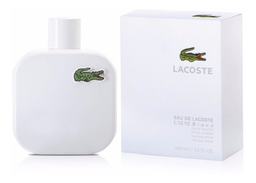 Perfume L.12.12 Blanc De Lacoste Para Caballero 100 Ml