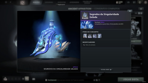 Pacote De Skins Collector's Cache 2021 Dota 2 (Usado)