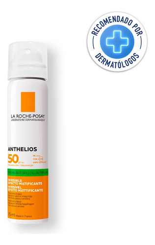 Protector Solar Bruma Rostro Anthelios Fps 50+ Anti-brillos
