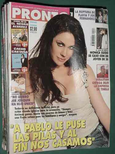 Revista Pronto 477 Nancy Duplaa Maradona Soda Stereo Rito
