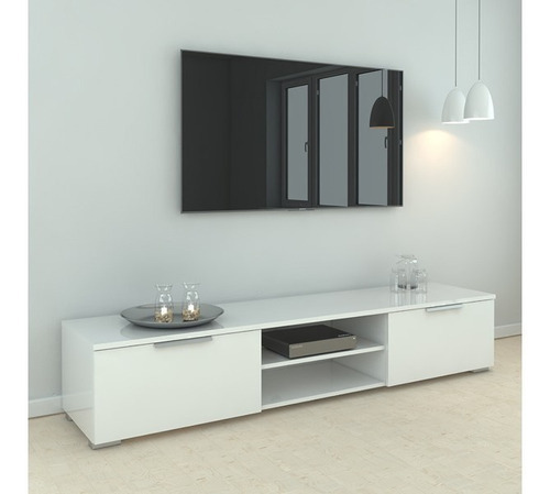 Mesa Para Tv Modelo Cracovia - Blanco Këssa Muebles