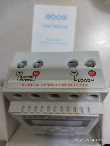 Imagen 4 de 4 de Microcontrolador Temporizador Digital Programable 25a 110v