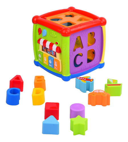 Cubo Didáctico Estimulación Temprana Bebes Niño Niña Juguete