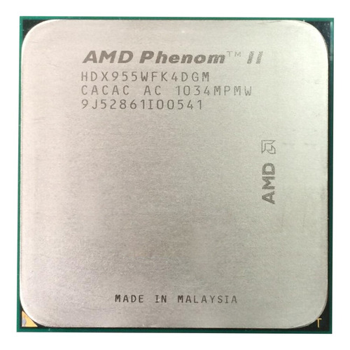 Procesador gamer AMD Phenom II X4 955 HDX955WFK4DGM de 4 núcleos y  3.2GHz de frecuencia