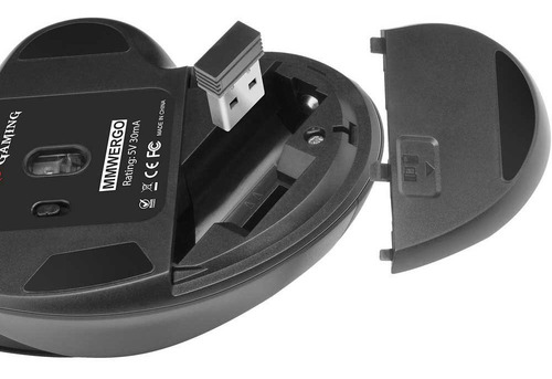 Mouse Mars Gaming Mmwergo 3200 Dpi sem fio preto