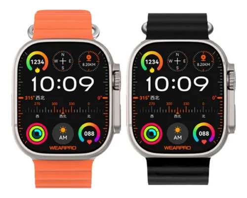 Reloj Smartwatch Ultra 3 Big + 7 Mallas Auricular Bluetooth Deportivo Multicolor 7 Mallas