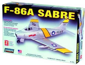 Imagen 2 de 4 de F-86a Sabre (kit Plástico), 1/48. Lindberg Usa.