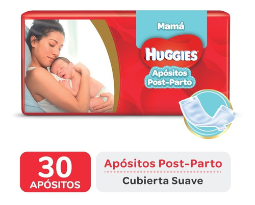 Huggies Apósitos Post Parto Mamá 3 Packs X 10 Unidades