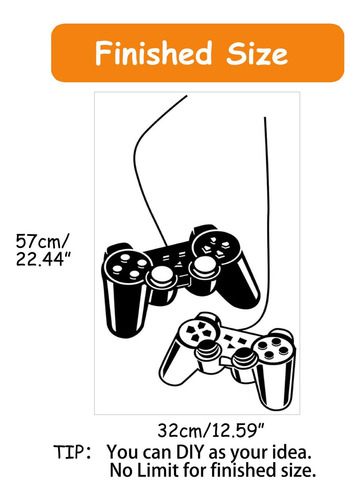 Pegatizas De Juego Para Calcomanías De Pared, Murales De Jue