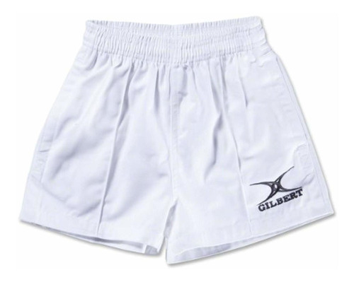 Gilbert Kiwi Pro Youth Rugby Short (blanco) Blanco 