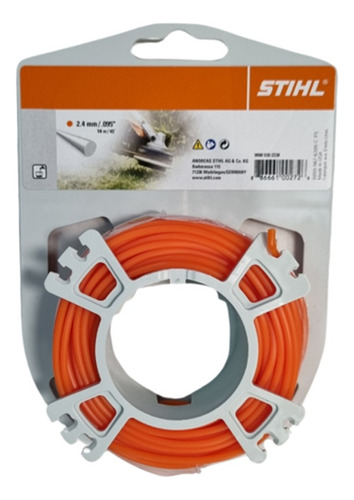 Tanza Naranja 2.4 Mm Stihl Rollo X 14 Metros Original