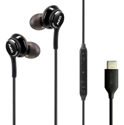 Auriculares Samsung Akg, Con Conector Usb C, Negro