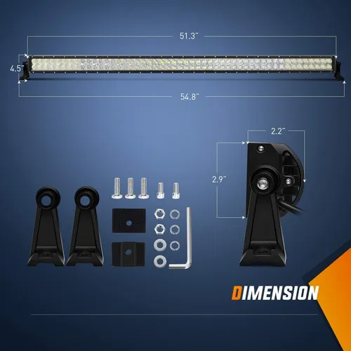 15026c Una Barra De Luz Led 52 Pulgadas 300w Spot Combo...